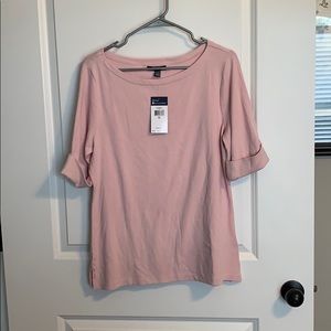 Pink cuffed t-shirt